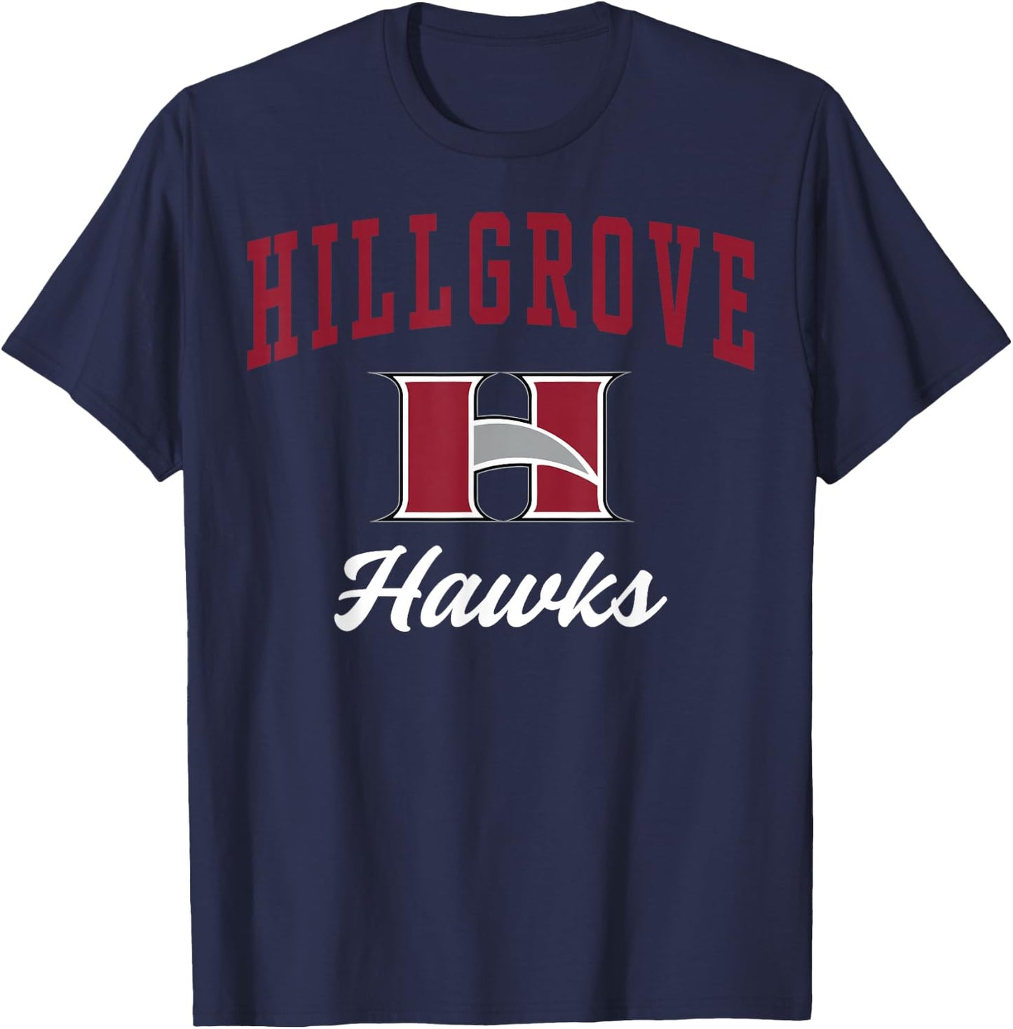 Hillgrove High School Hawks C3 T-Shirt - T-Shirt | Navy
