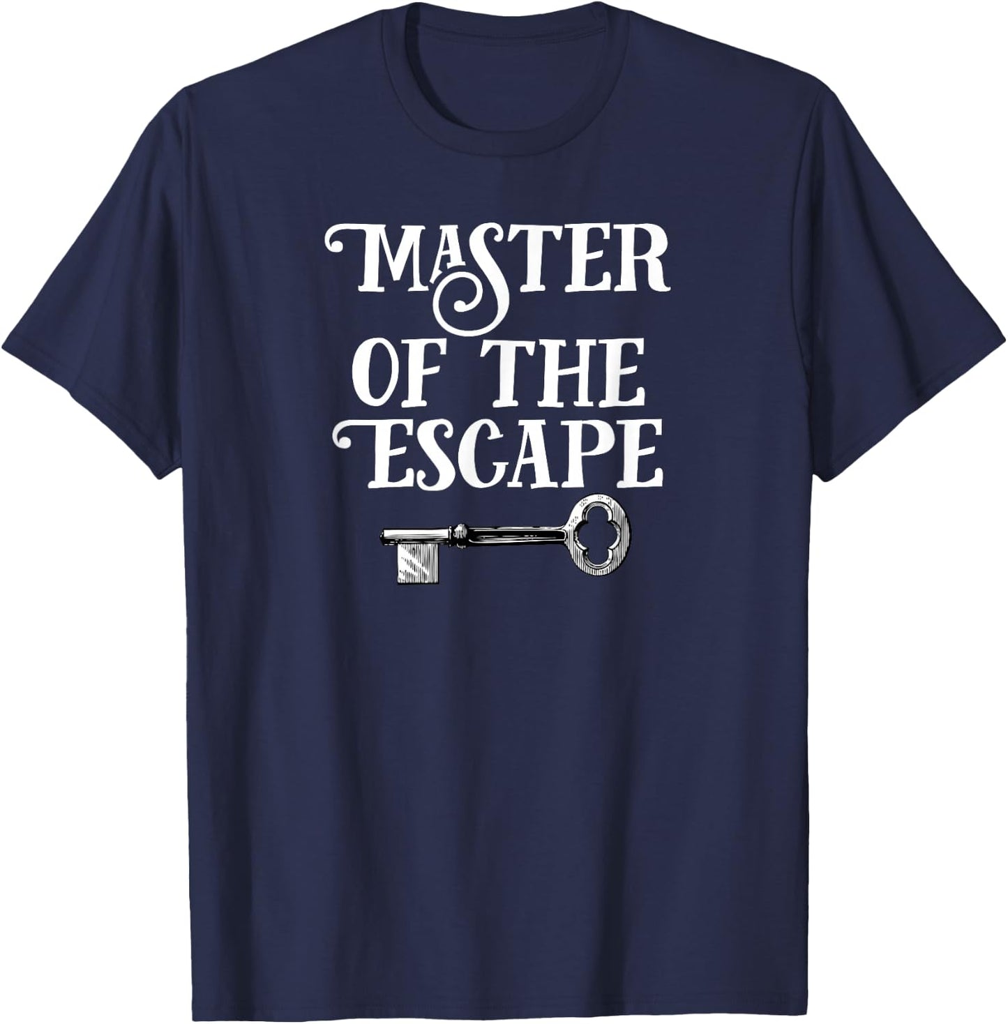 Escape Room Game Adventure Shirt Funny Artist Escaping T-Shirt - T-Shirt | Navy