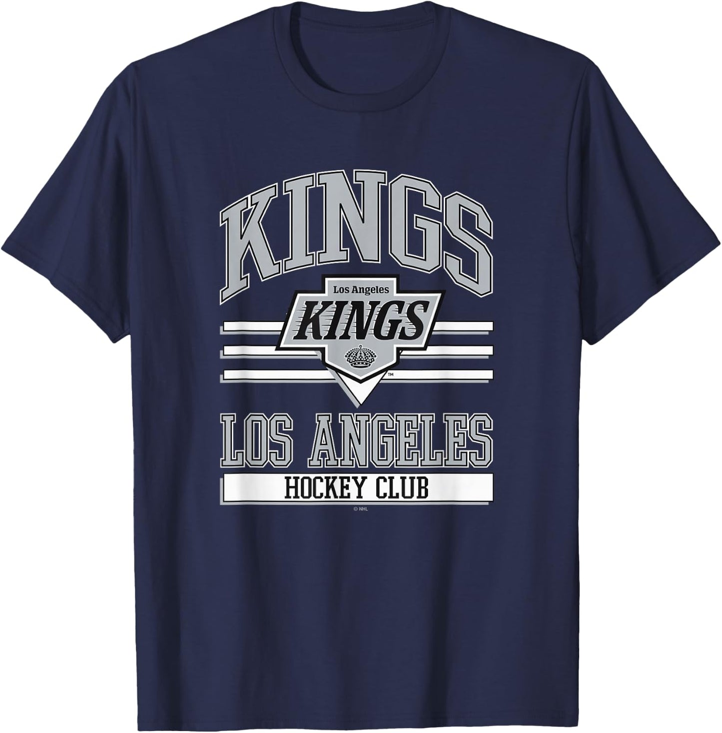 Los Angeles Kings Hockey Club Dark Heather T-Shirt - T-Shirt | Navy