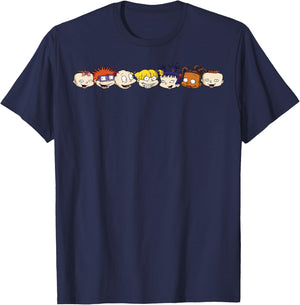 Nickelodeon Rugrats Character Headshots T-Shirt - T-Shirt | Navy