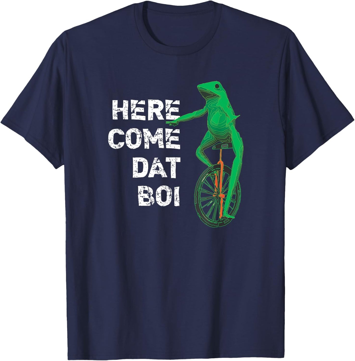 Here Come Dat Boi T-Shirt - T-Shirt | Navy