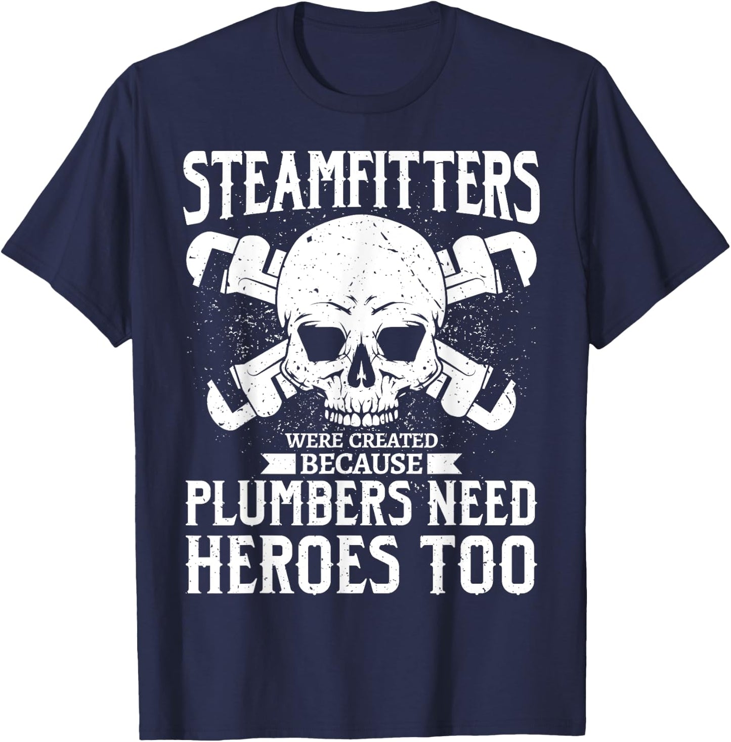 Funny Steamfitters Gift, Steam Pipe Welding T-Shirt - T-Shirt | Navy