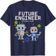 Future Engineer Costume Robot Robotics Adults & Kids T-Shirt - T-Shirt | Navy