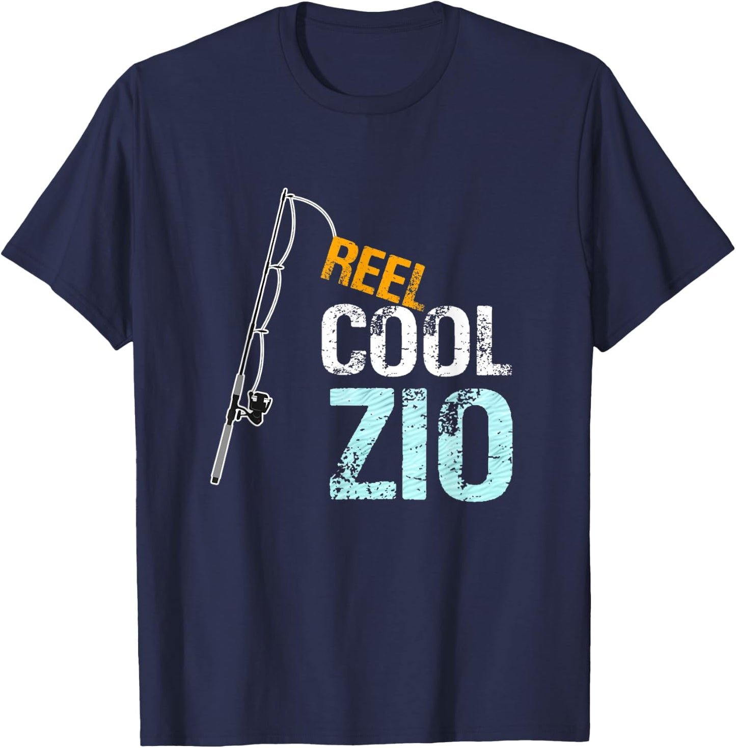 Reel Cool Zio graphic Italian Uncle Gift from Niece Nephew T-Shirt - T-Shirt | Navy
