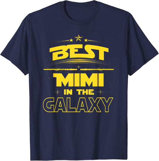 Best MIMI in the Galaxy Shirt Mothers Day Gift MOM T-Shirt - T-Shirt | Navy