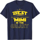 Best MIMI in the Galaxy Shirt Mothers Day Gift MOM T-Shirt - T-Shirt | Navy