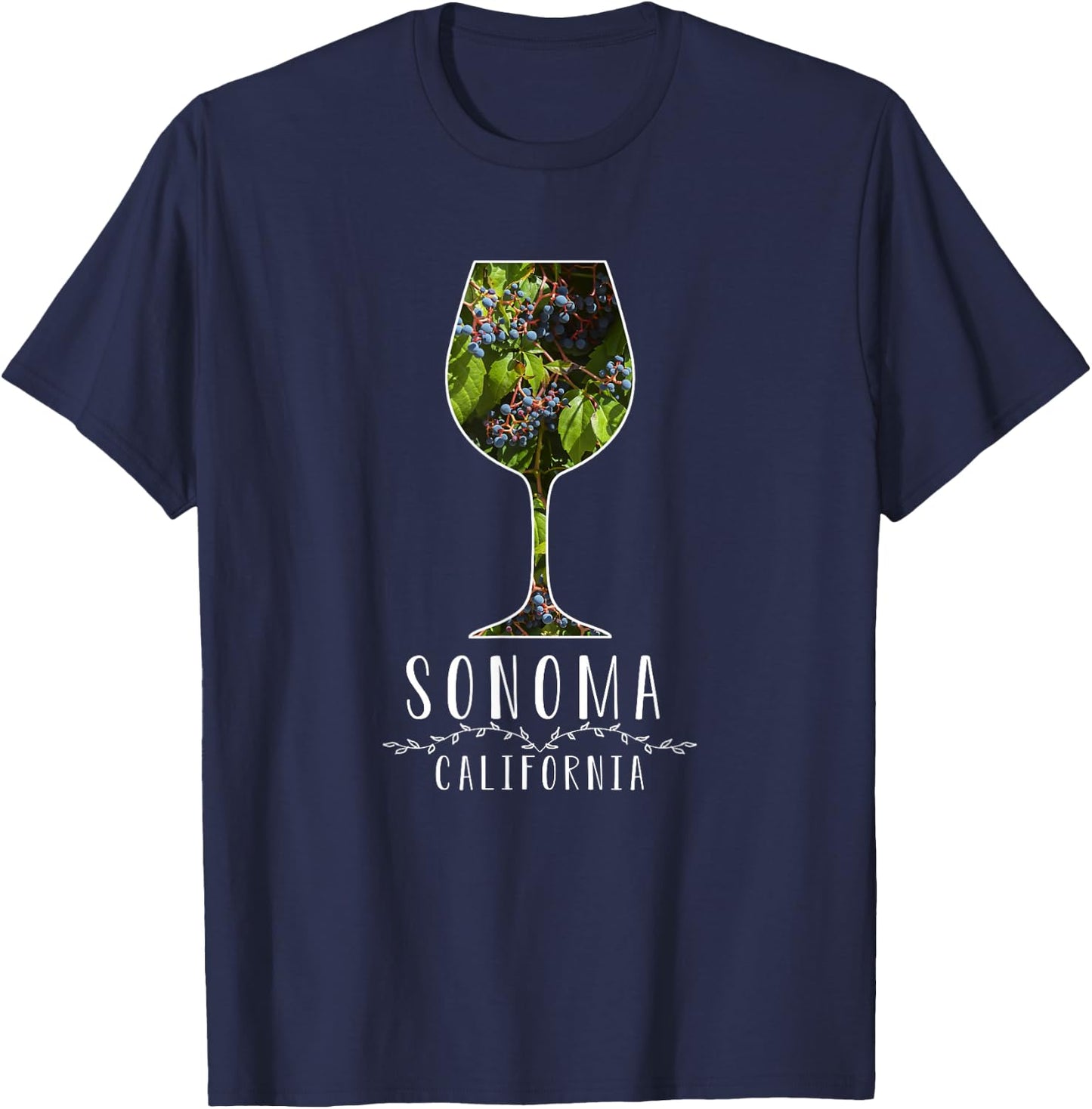 Sonoma California Wine Country Shirt T-Shirt - T-Shirt | Navy