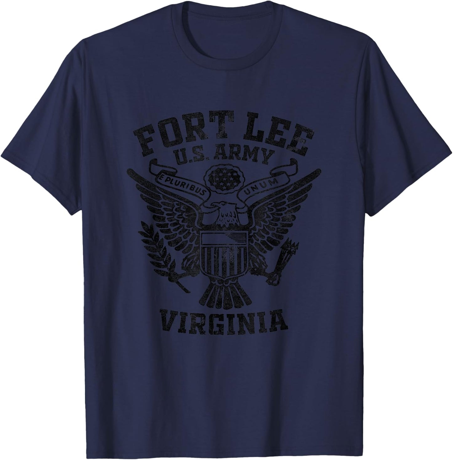 Fort Lee US Military Base Virginia VA Ft Lee Veteran Gifts T-Shirt - T-Shirt | Navy