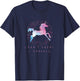 I Don't Sweat I Sparkle Unicorn Workout & Fitness T-Shirt - T-Shirt | Navy