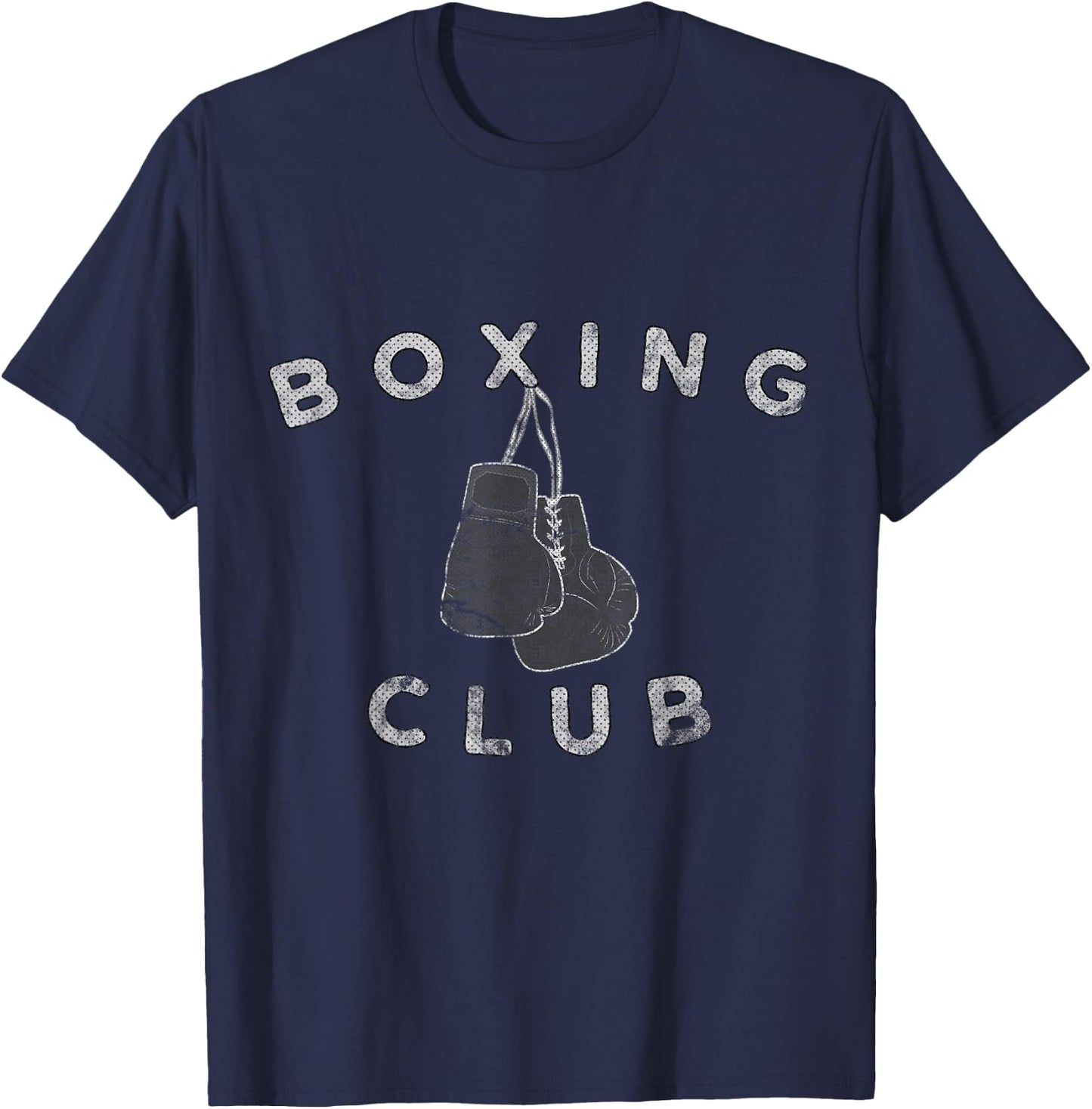 Boxing Club weathered Boxing Gloves T-Shirt - T-Shirt | Navy