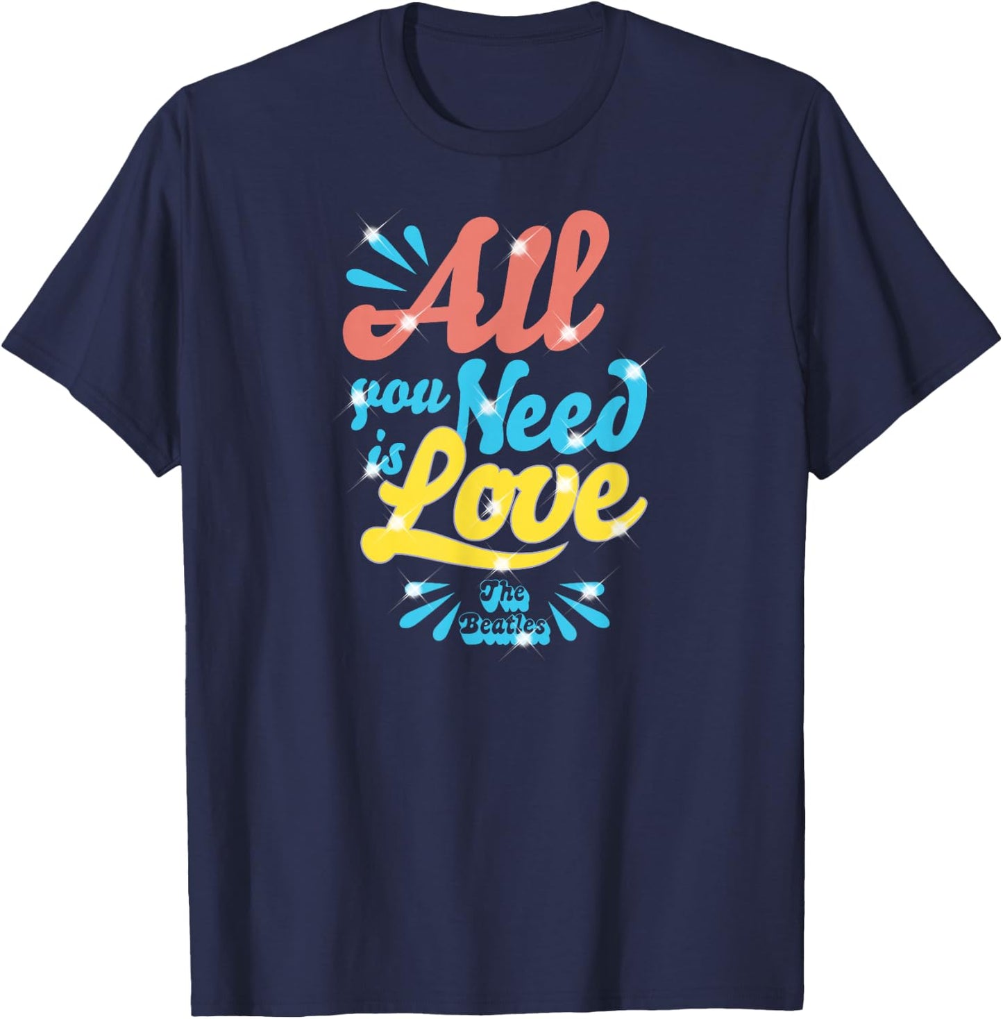 The Beatles All You Need Is Love T-Shirt - T-Shirt | Navy