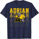 Adrian College Retro Vintage Design Women Boy Girl T-Shirt - T-Shirt | Navy