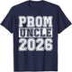 Prom Squad 2026 Proud Uncle Graduate Prom Class of 2026 T-Shirt - T-Shirt | Navy