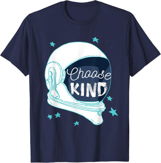 Be Kind, Choose Kind, Spread Kindness Anti-Bullying T-Shirt - T-Shirt | Navy