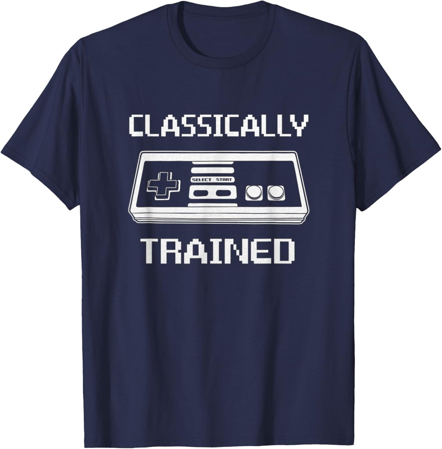 Classically Trained Video Gamer T-Shirt - T-Shirt | Navy