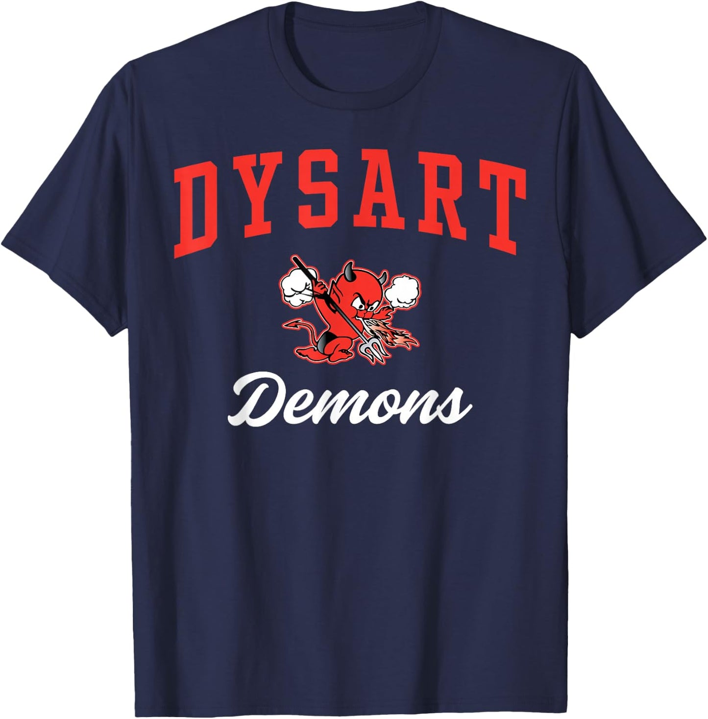 Dysart High School Demons C3 T-Shirt - T-Shirt | Navy