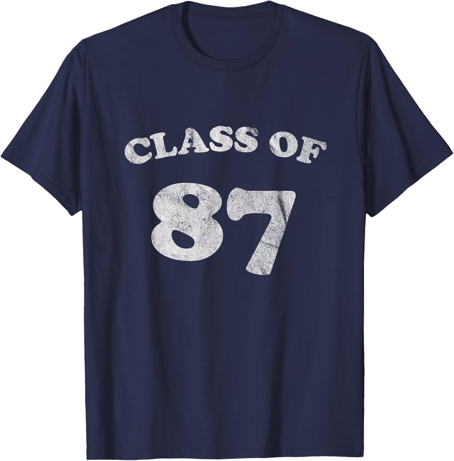 1987 Retro Class of 87 T-Shirt - T-Shirt | Navy