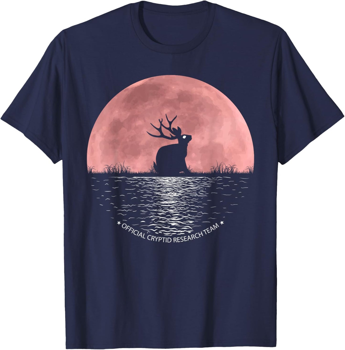 Jackalope Research Team Men Women Kids! Cryptid Jackrabbit T-Shirt - T-Shirt | Navy