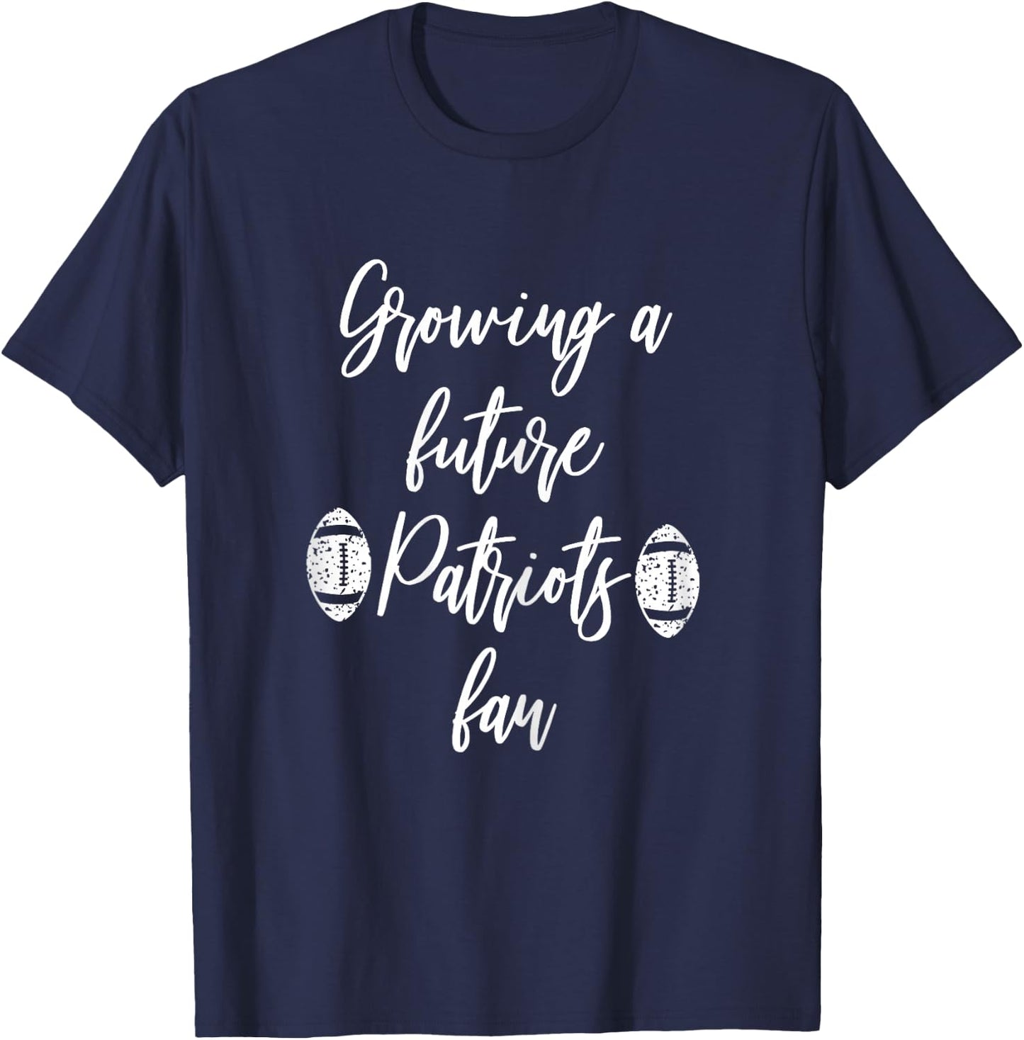 Growing A Future Patriot Pregnancy Shirt for Ladies T-Shirt - T-Shirt | Navy