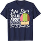 Spumoni Cookie Cherry Pistachio Italian Ice Cream Spumoni T-Shirt - T-Shirt | Navy