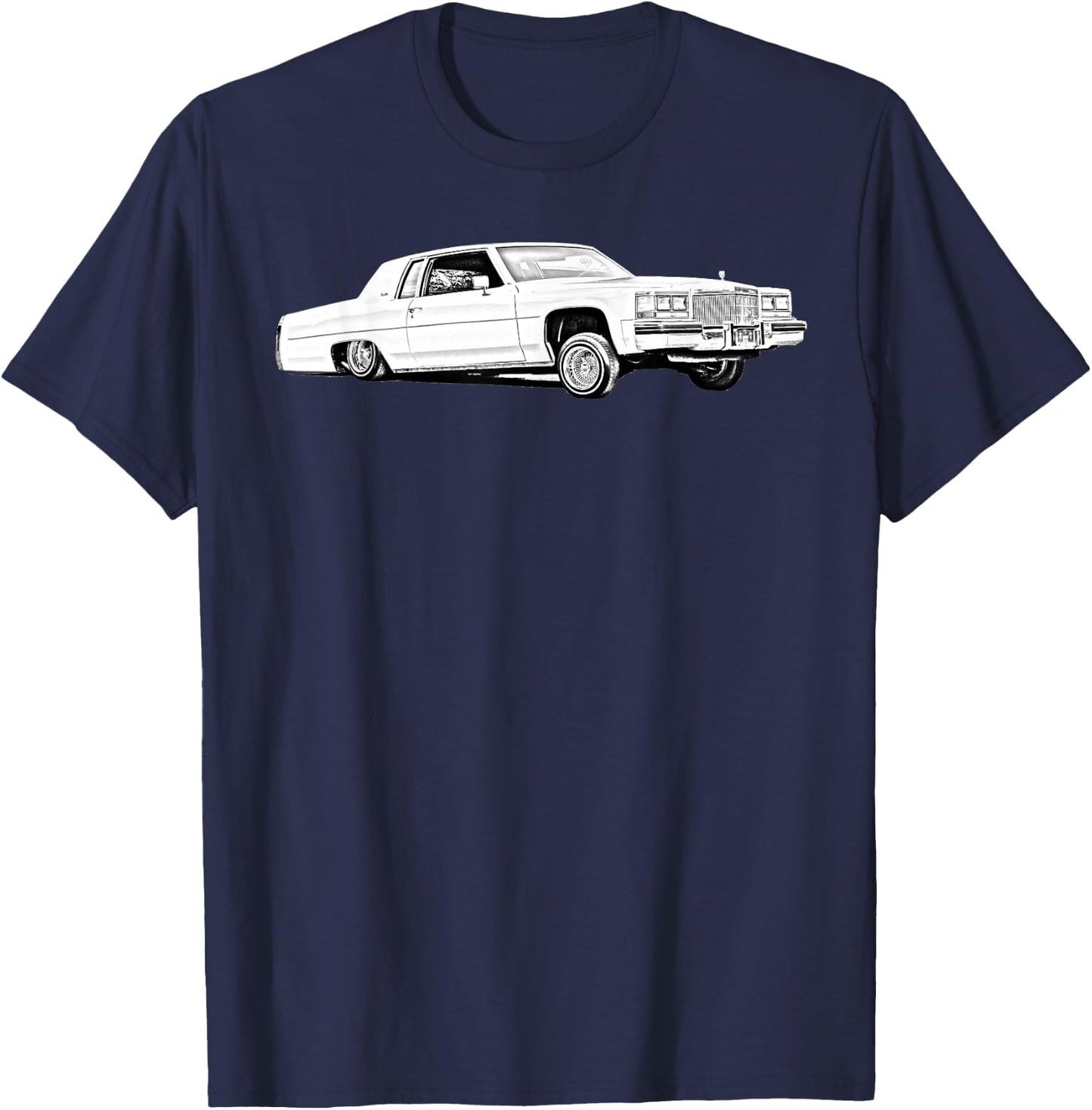 Lowrider 80s Coupe low rider shirt car shirt T-Shirt - T-Shirt | Navy