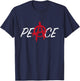 Peace Anarchy Symbol for World Peace T-Shirt - T-Shirt | Navy