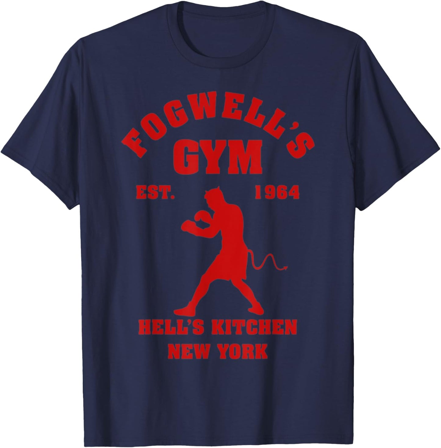 Fogwells Gym Box The Devil T-Shirt - T-Shirt | Navy