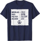 Earth Human Freedom Love Motivational Peace Statement Gift T-Shirt - T-Shirt | Navy
