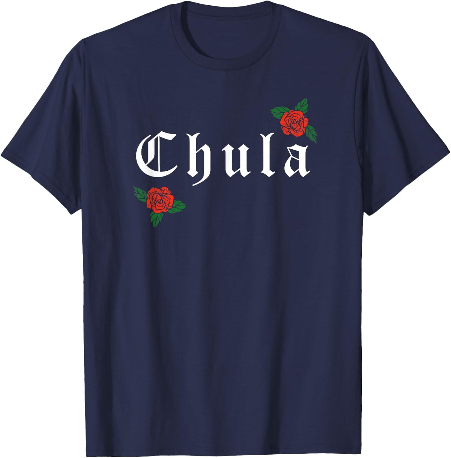 Chula Latina Roses T-Shirt - T-Shirt | Navy