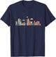 San Antonio Skyline Texas Pride City Souvenir Gift T-Shirt - T-Shirt | Navy