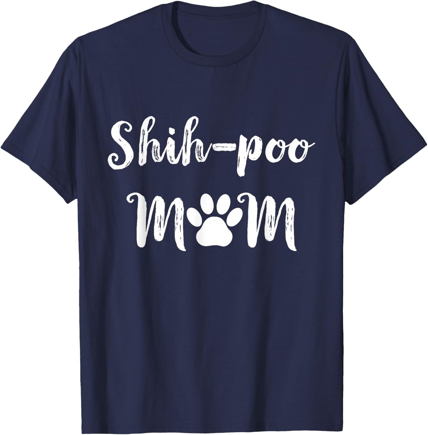 Shih-Poo Mom Dog Mom Women Shih-Poo Dog T-Shirt - T-Shirt | Navy