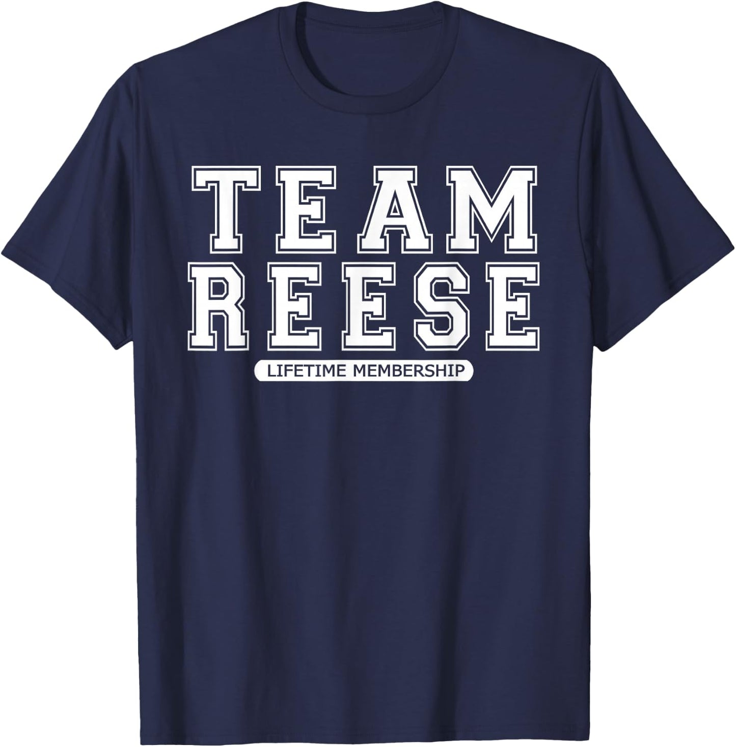 Team REESE Family Surname Reunion Crew Member Gift T-Shirt - T-Shirt | Navy