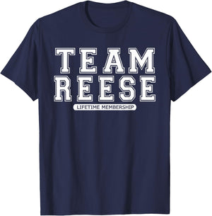 Team REESE Family Surname Reunion Crew Member Gift T-Shirt - T-Shirt | Navy
