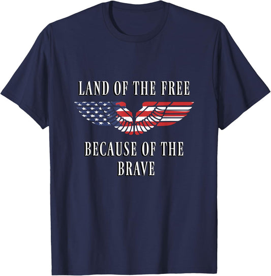 American Veteran shirt Patriotic clothing T-Shirt - T-Shirt | Navy