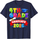 4th Grade Graduate 2026 Elementary Graduation Class of 2026 T-Shirt - T-Shirt | Navy
