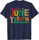 Celebrate Freedoom Juneteenth 1865 African Celebration T-Shirt - T-Shirt | Navy