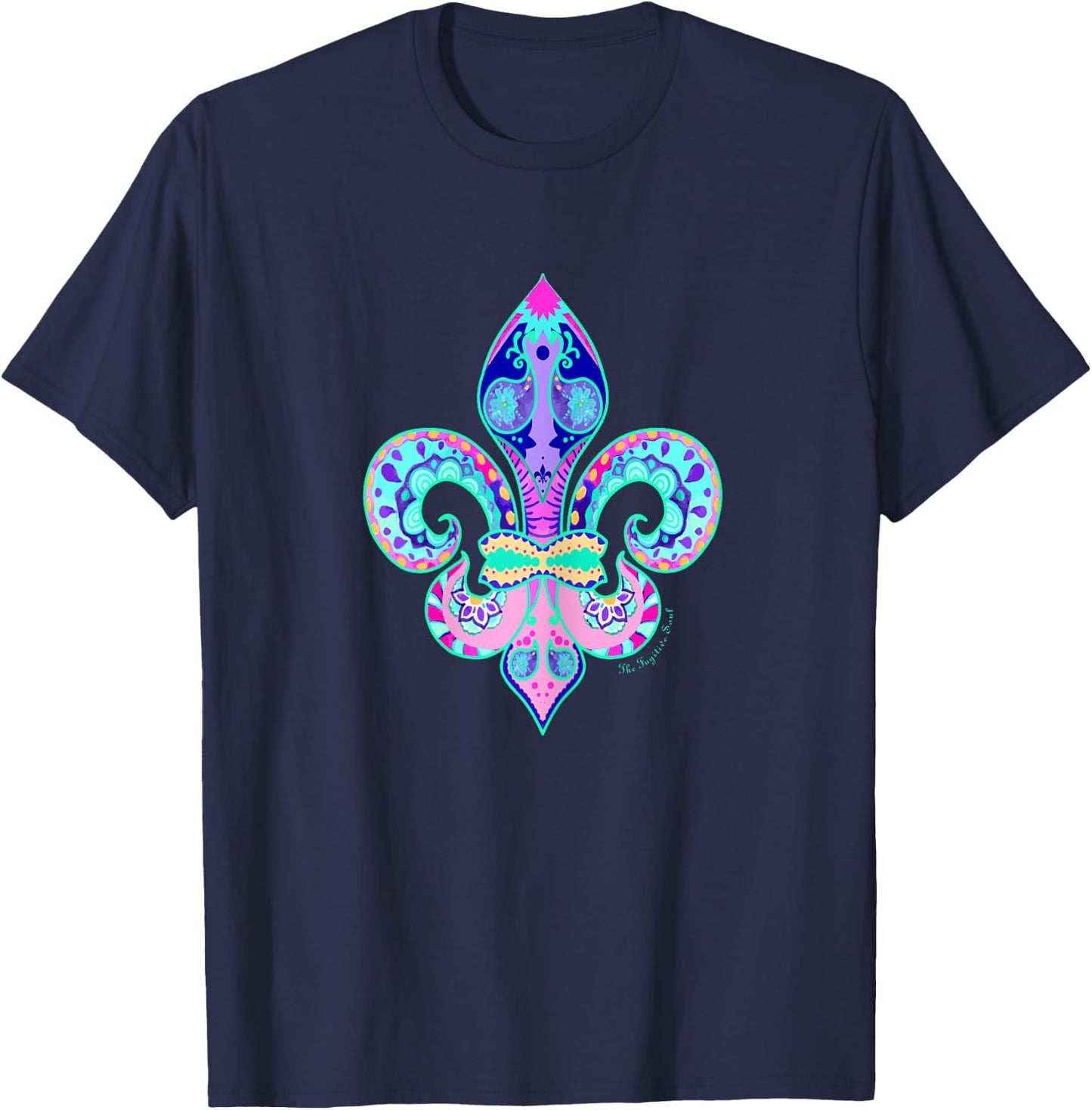 FLEUR DE LIS - Ladies & Youth T-Shirt - T-Shirt | Navy