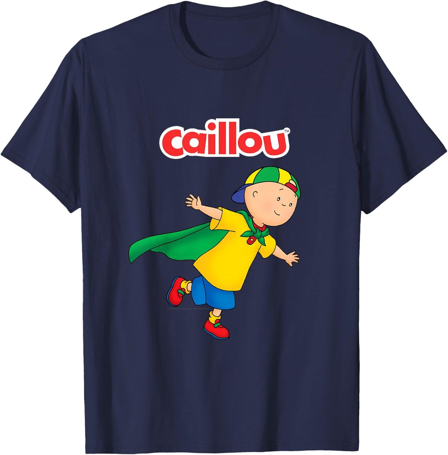 Caillou Child's T Shirt - Hero T-Shirt - T-Shirt | Navy