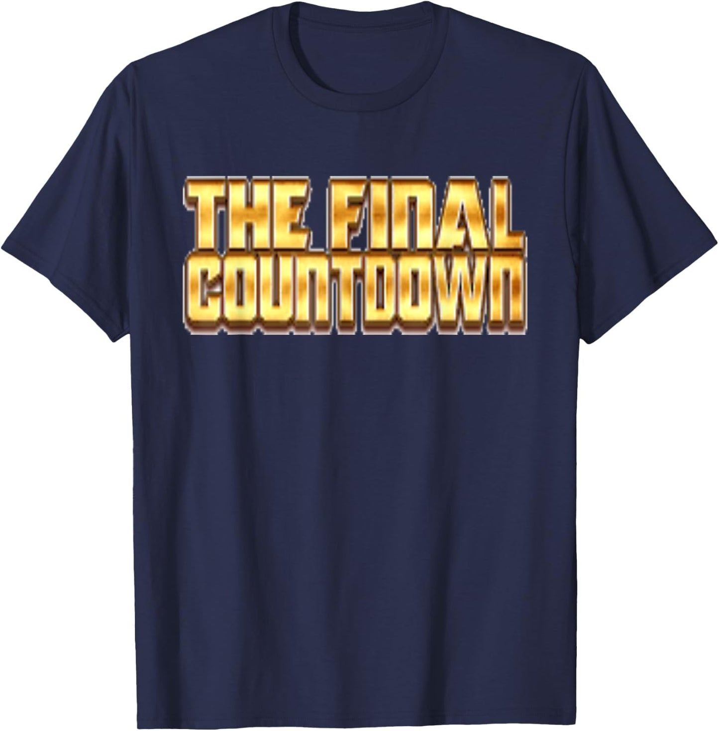 The Final Countdown Rock Shirt T-Shirt - T-Shirt | Navy