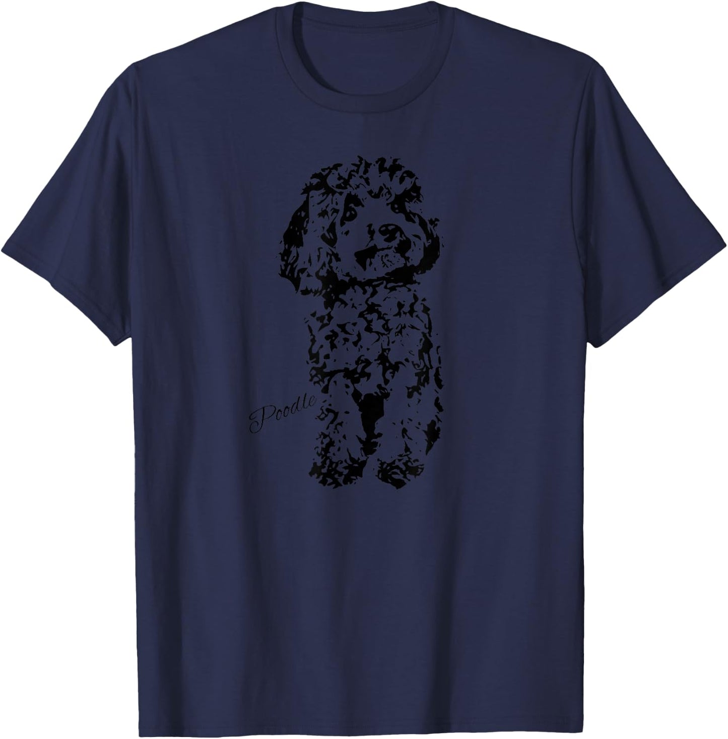 Toy Poodle Cute Dog Lover Standard Poodle T-Shirt - T-Shirt | Navy