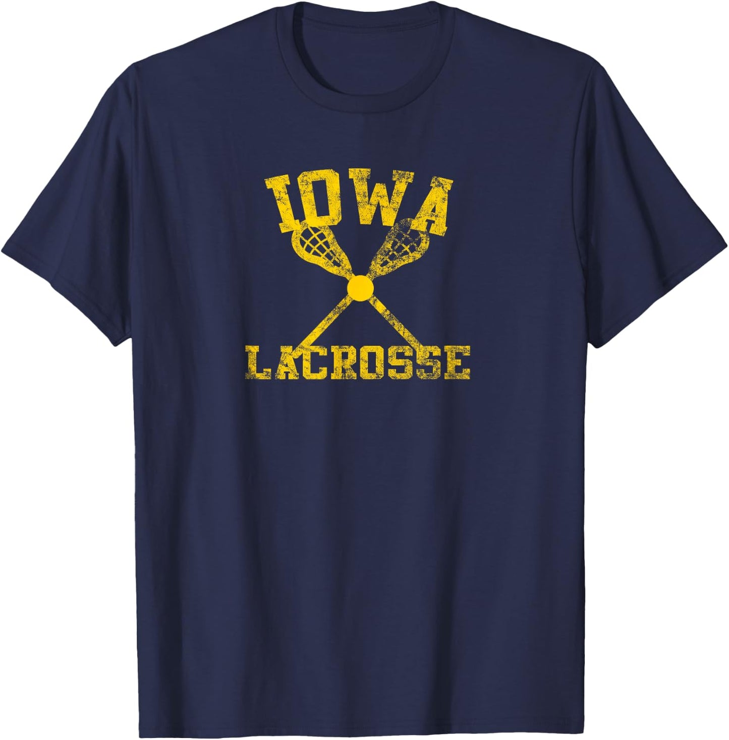 Iowa Lacrosse T-Shirt - T-Shirt | Navy