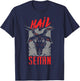 Seitanist Hail Seitan Go Vegan Protein Food Herbivore Shirt T-Shirt - T-Shirt | Navy
