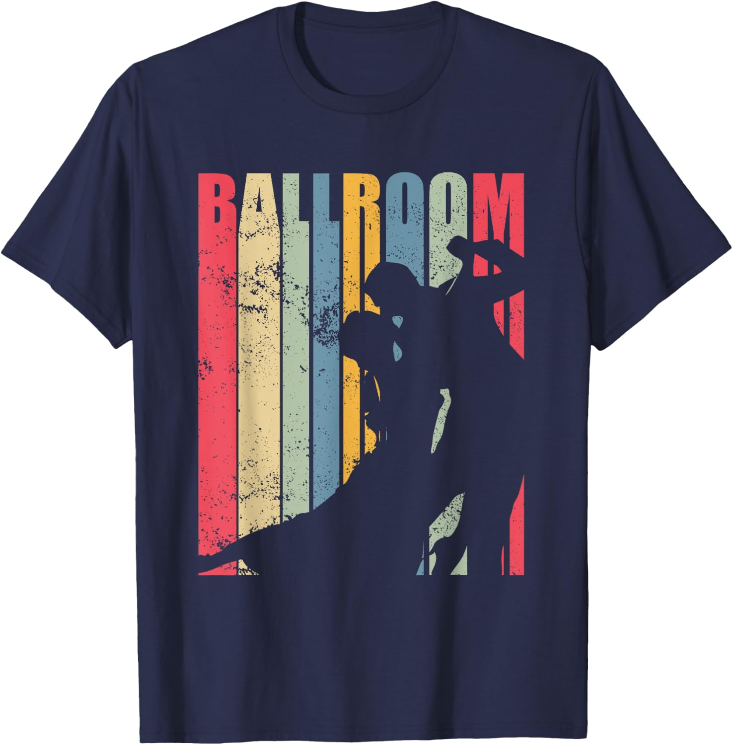 Ballroom Dancing Partner Line Of Dance Ballet Dancer T-Shirt - T-Shirt | Navy