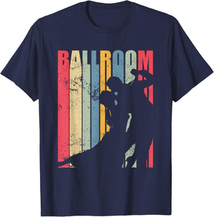 Ballroom Dancing Partner Line Of Dance Ballet Dancer T-Shirt - T-Shirt | Navy