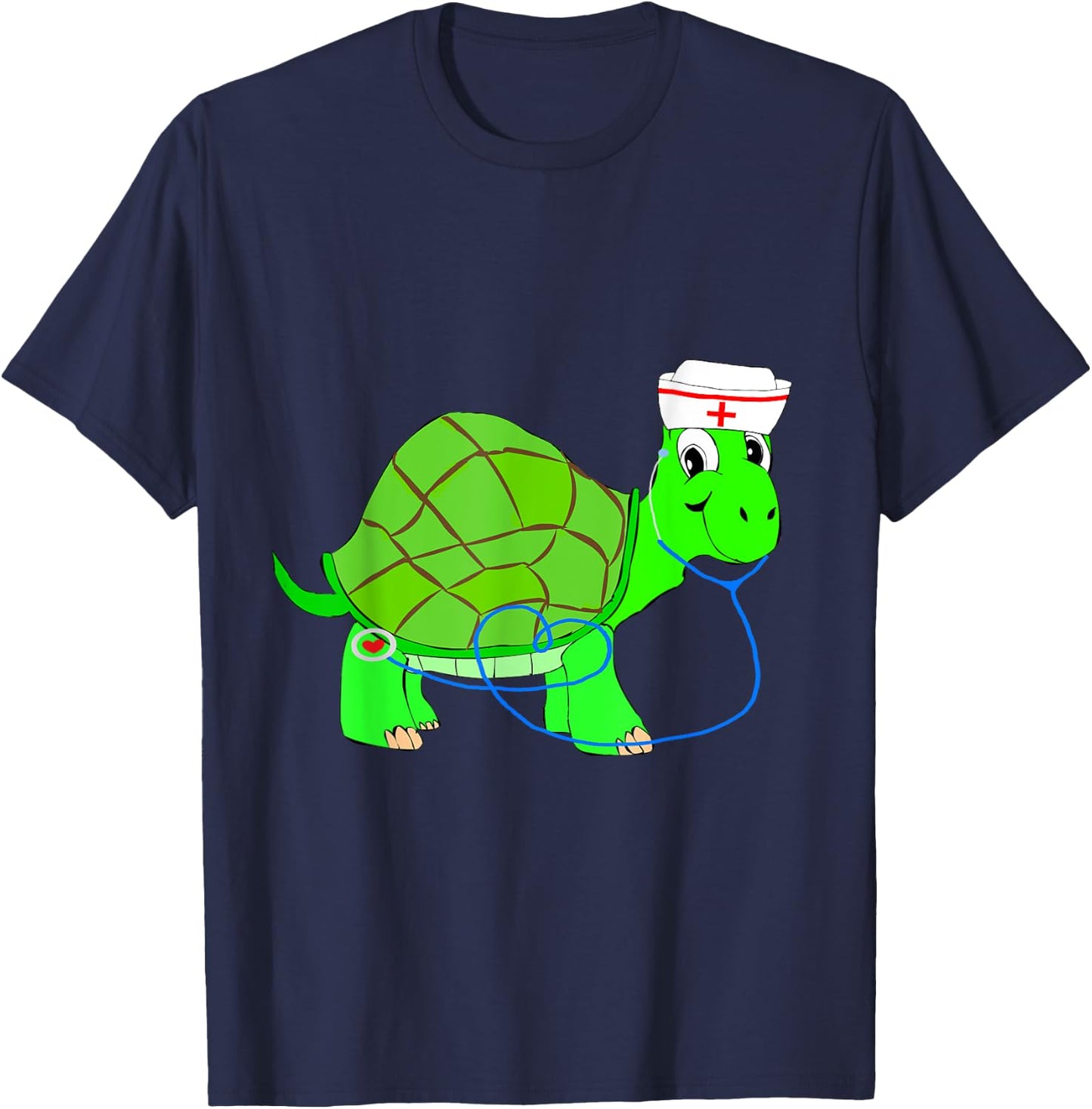 Doctor Tortoise Sea Turtle Nurse T-Shirt - T-Shirt | Navy