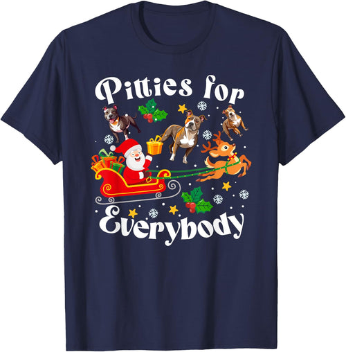 Pitties For Everybody Christmas Pitbull Dog Xmas Party