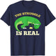 The Struggle Is Real Funny T-rex Dinosaur Cute Taco Lovers T-Shirt - T-Shirt | Navy