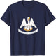 Louisiana State Flag T-Shirt - T-Shirt | Navy