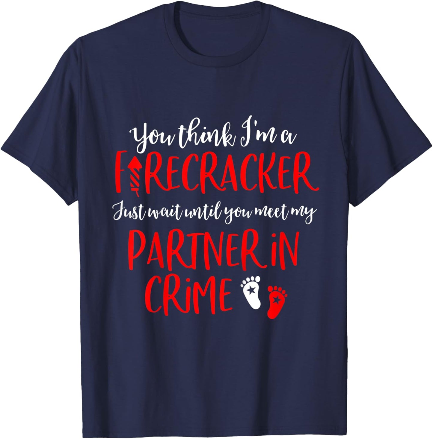 Kids Big Sibling 4th of July Pregnancy Announcement Shirt T-Shirt - T-Shirt | Navy