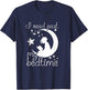 I Read Past My Bedtime T-Shirt - T-Shirt | Navy